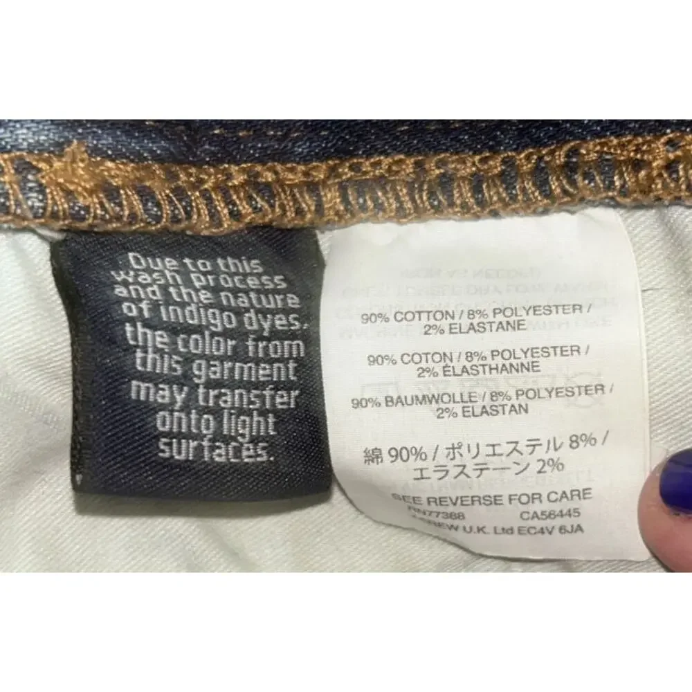 J. Crew Vintage Straight Mid-Rise Raw Hem Distressed Jeans 27